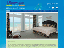 Tablet Screenshot of bluepearlhomes.com